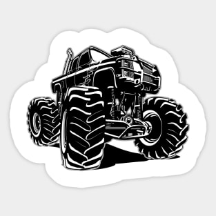 Cartoon monster truck Sticker